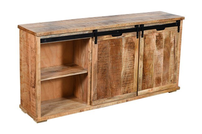 thumbnail_Dressoir-mangohout-met-schuifdeur-1019281d